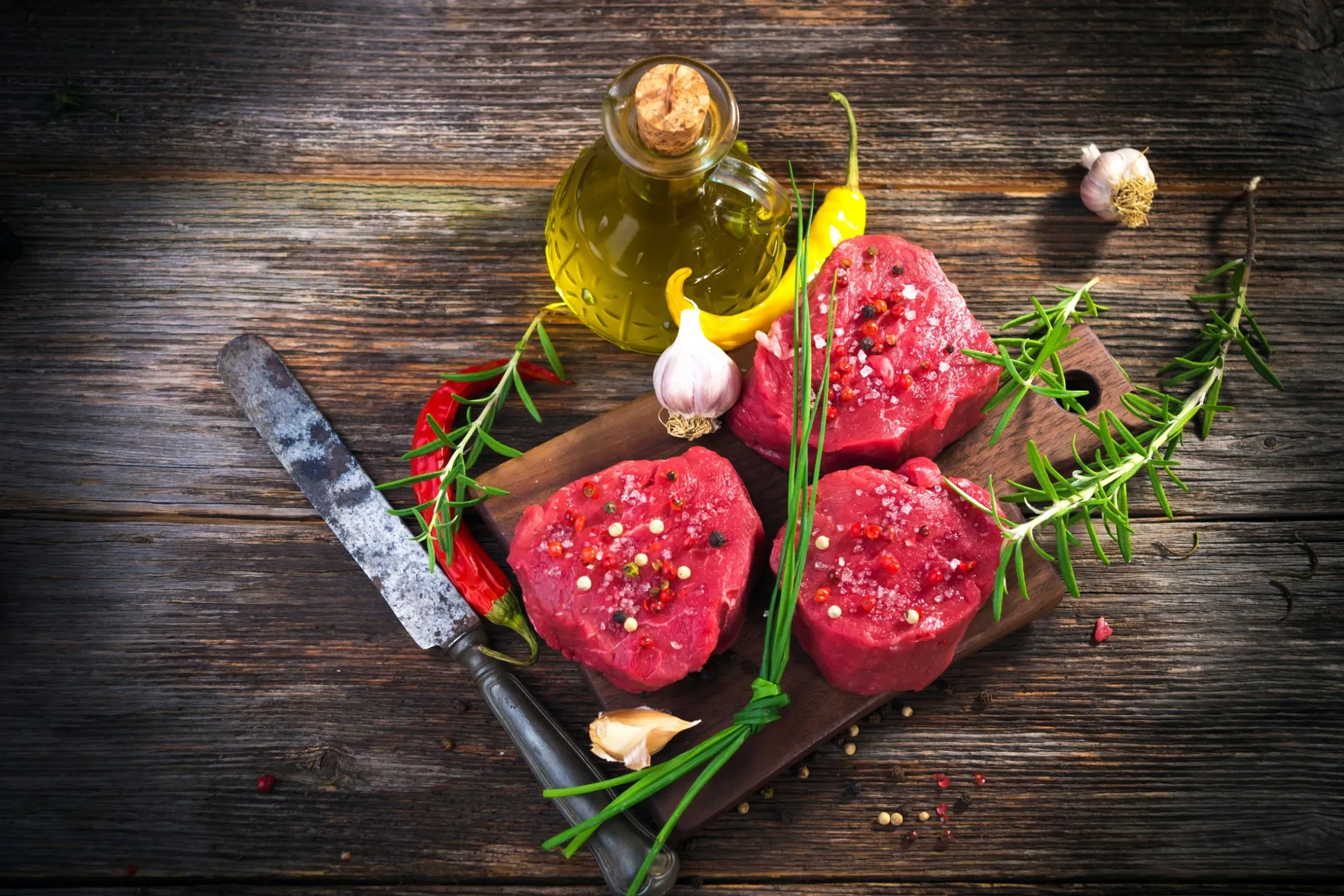 Selected meats